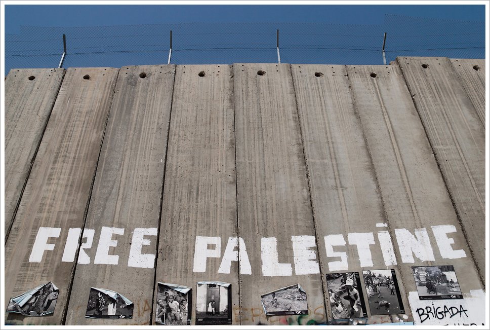 Palestine 2009. Israel's Wall in Bethlehem, West Bank.