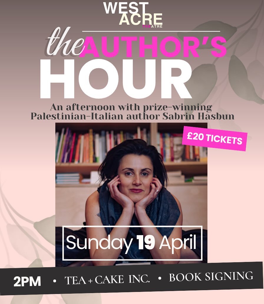 Author’s hour at The Westacre Theatre – 19/04/2026