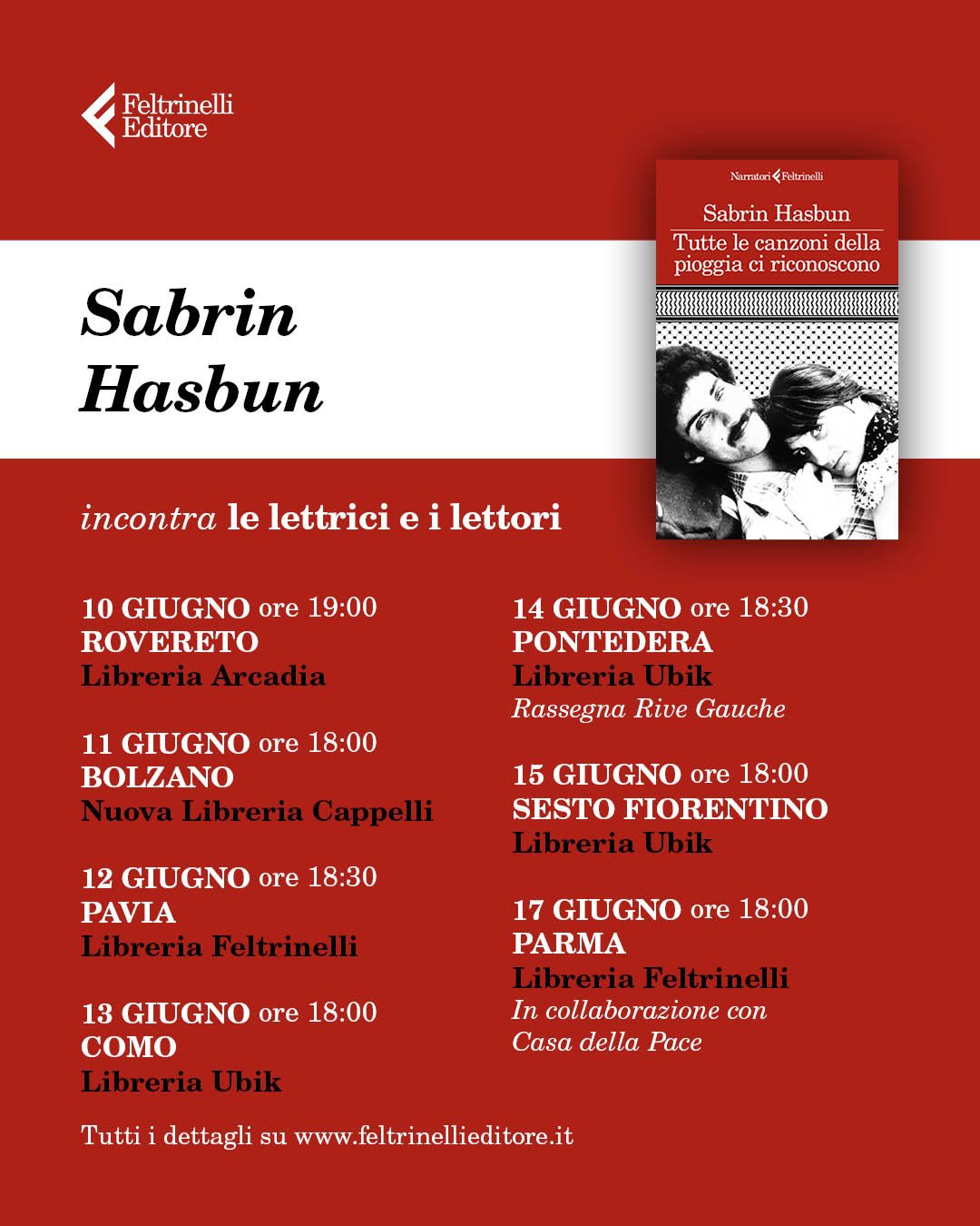 Sabrin Hasbun – Book Tour – 10 to 17/06/2026